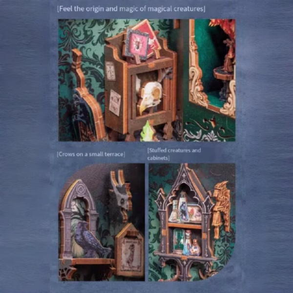 Mini Magic House Miniature Doll House DIY Book Nook Kit