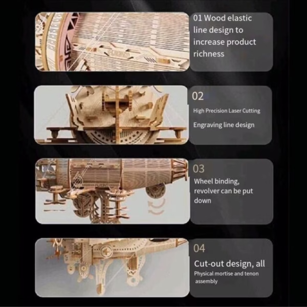 Starfield Speed DIY Wood Model Kit  -No Glue Needed