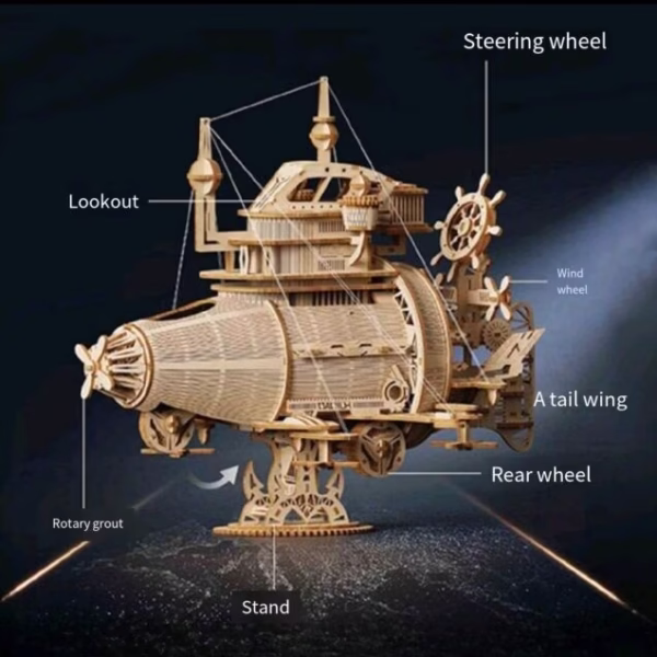 Starfield Speed DIY Wood Model Kit  -No Glue Needed