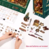 Christmas Jingo Cabin DIY Book Nook Kit