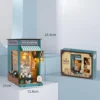 Soul Bookstore Café Wide DIY Book Nook Kit