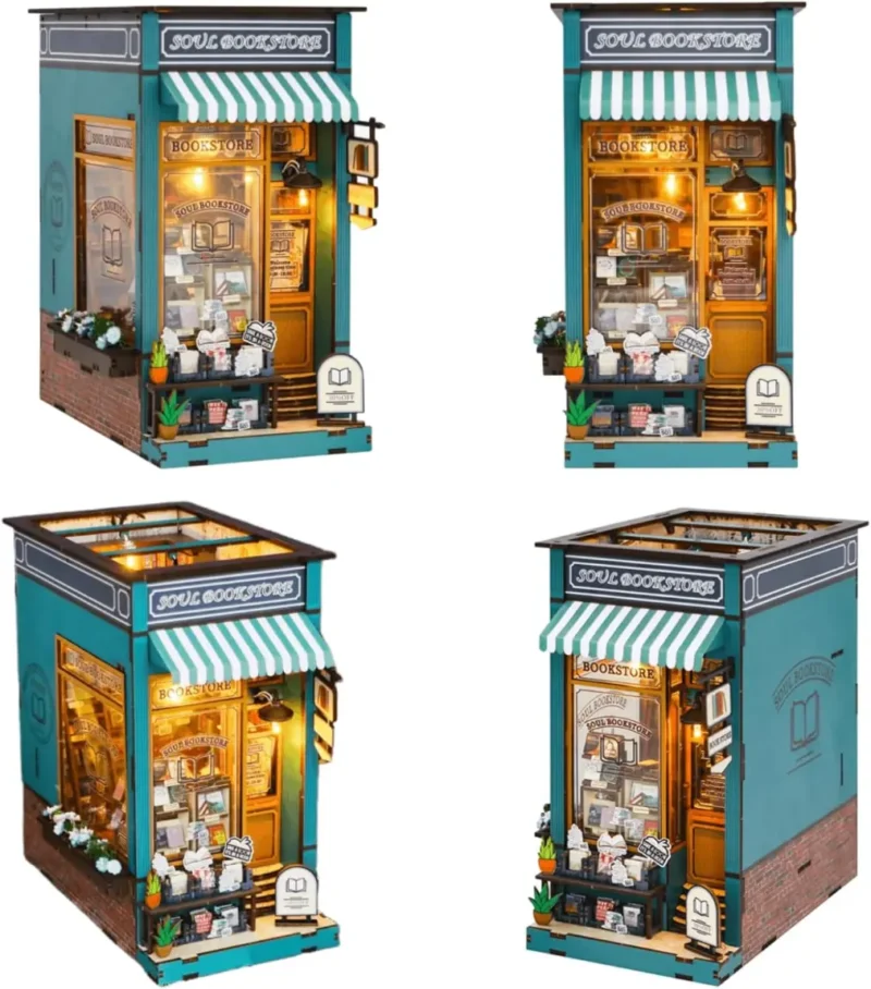 Soul Bookstore Café Wide DIY Book Nook Kit