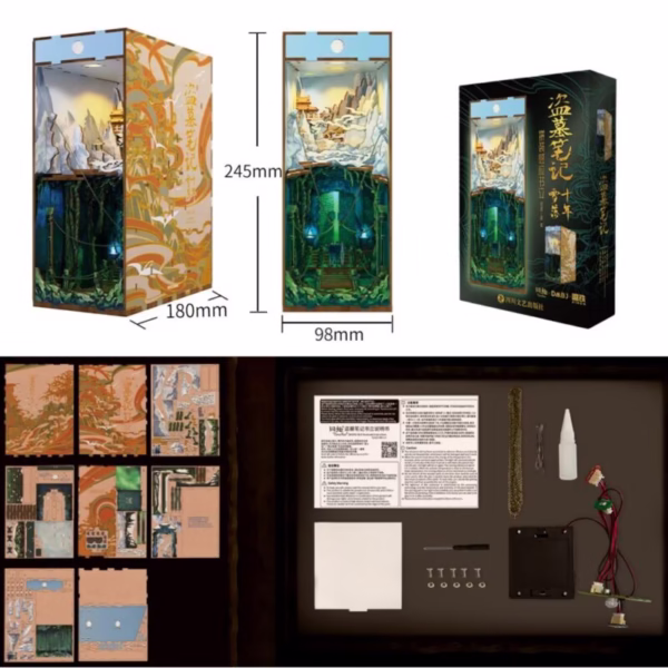 The Lost Tomb - Time Raiders - Ten Years of Snowfall DIY Book Nook Kit