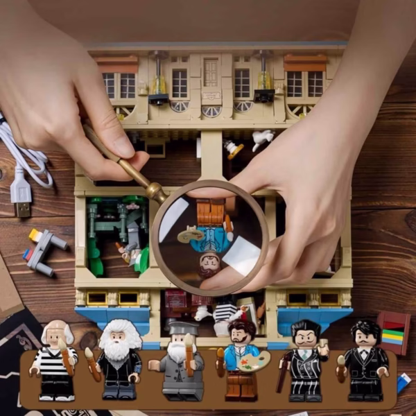 Artist's Night Building Blocks with Picture Frames