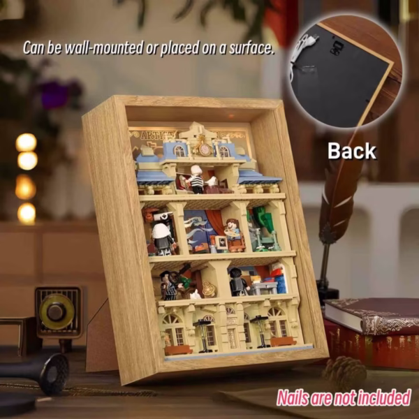 Artist's Night Building Blocks with Picture Frames