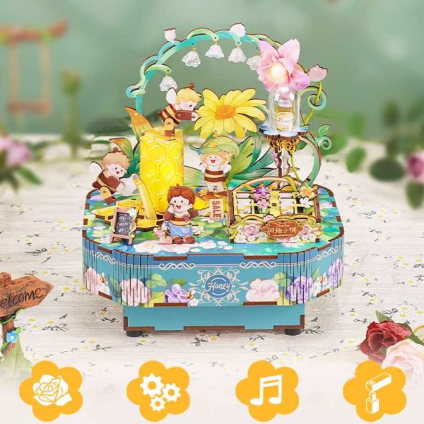 Blossom Bee DIY Music Box Kit