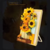 Artist Van gogh's Sunflower Building Blocks