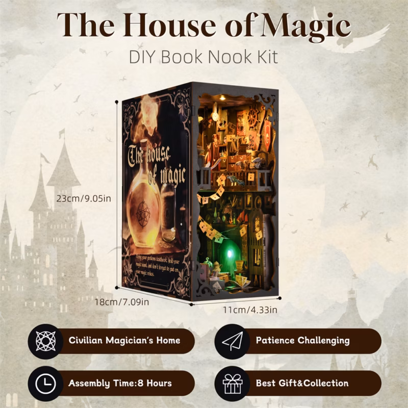 The Magic House DIY  Book Nook Kit