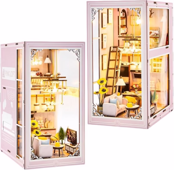 Pink Apartment DIY Book Nook Kit