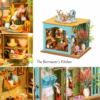 Arrietty's Borrower's House and Kitchen DIY Dollhouse Kit