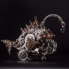 Lantern Fish High Difficulty Metal Assembly 3D Model