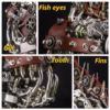 Lantern Fish High Difficulty Metal Assembly 3D Model