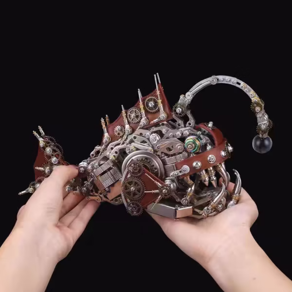 Lantern Fish High Difficulty Metal Assembly 3D Model