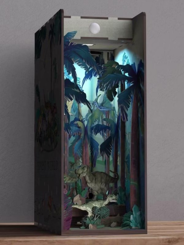 Jurassic Forest World DIY Book Nook Kit