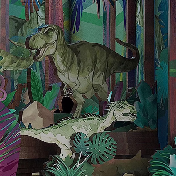 Jurassic Forest World DIY Book Nook Kit