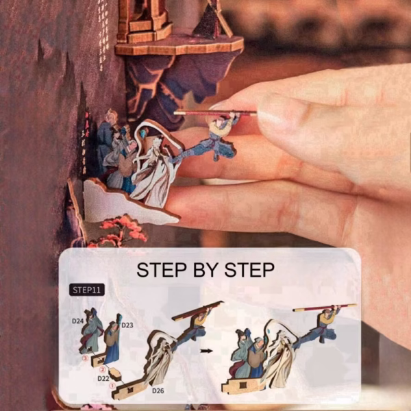 WUKONG DIY Book Nook Kit