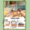 Panda Book Shop DIY Book Nook Kit