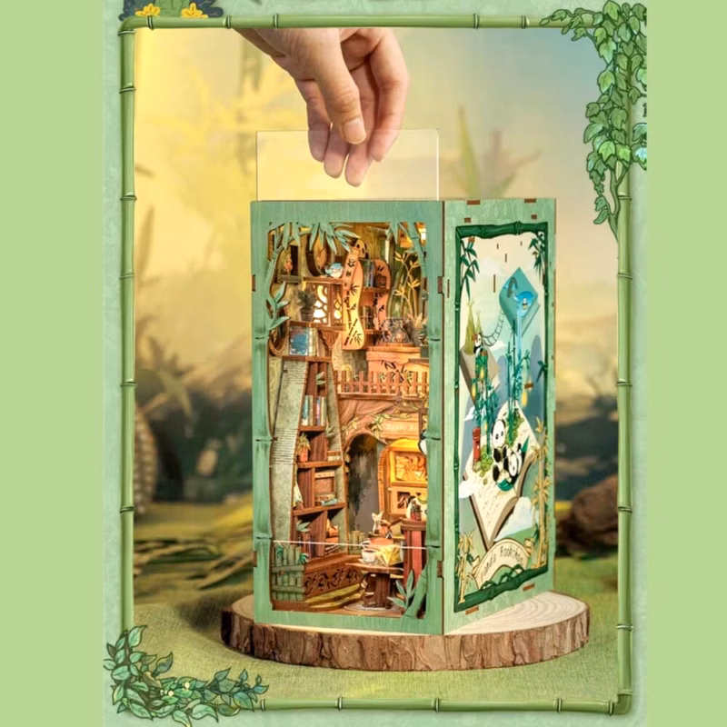Panda Book Shop DIY Book Nook Kit