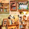 Panda Book Shop DIY Book Nook Kit
