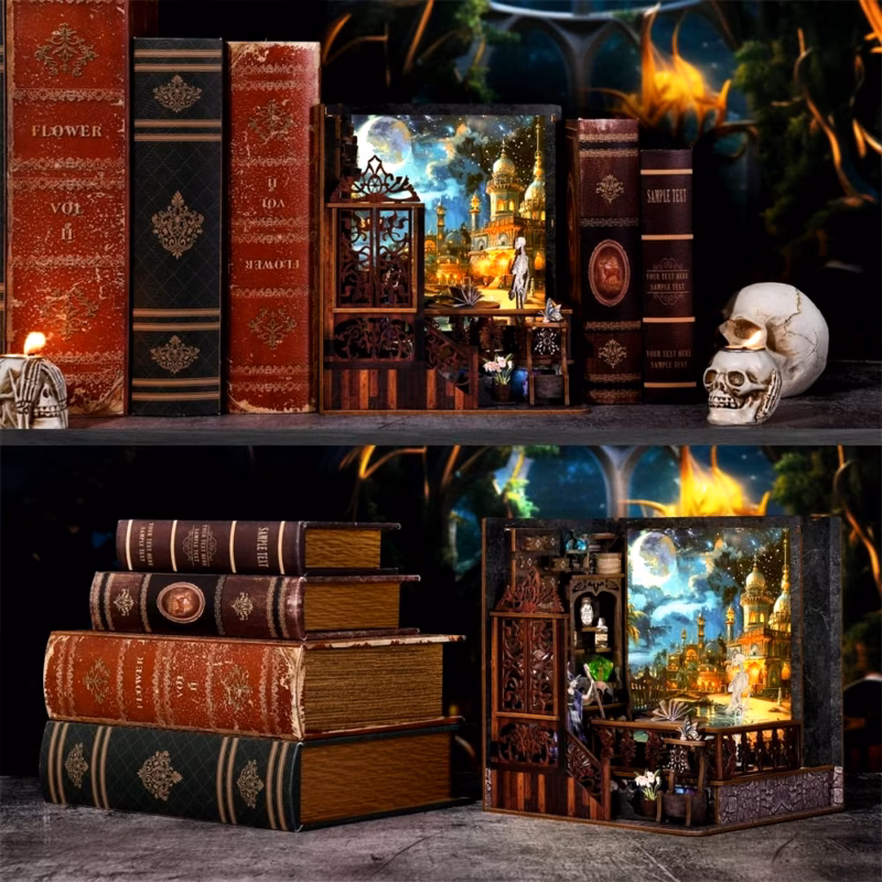 Magic House DIY Light Printing Dollhouse Kit