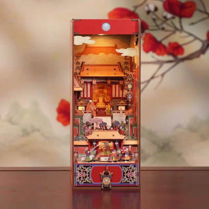 Merry Chinese Lantern Festival DIY Book Nook Kit