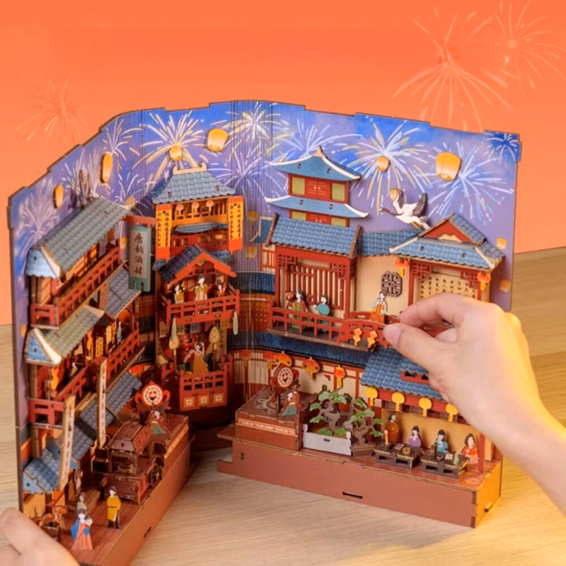 China Poetry of the Tang Dynasty DIY Book Nook Kit