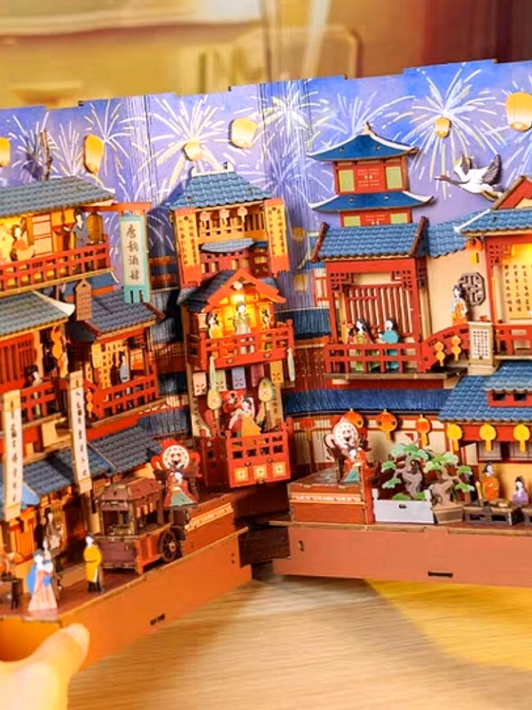 China Poetry of the Tang Dynasty DIY Book Nook Kit