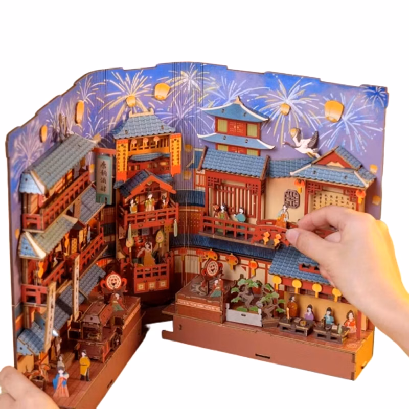 China Poetry of the Tang Dynasty DIY Book Nook Kit