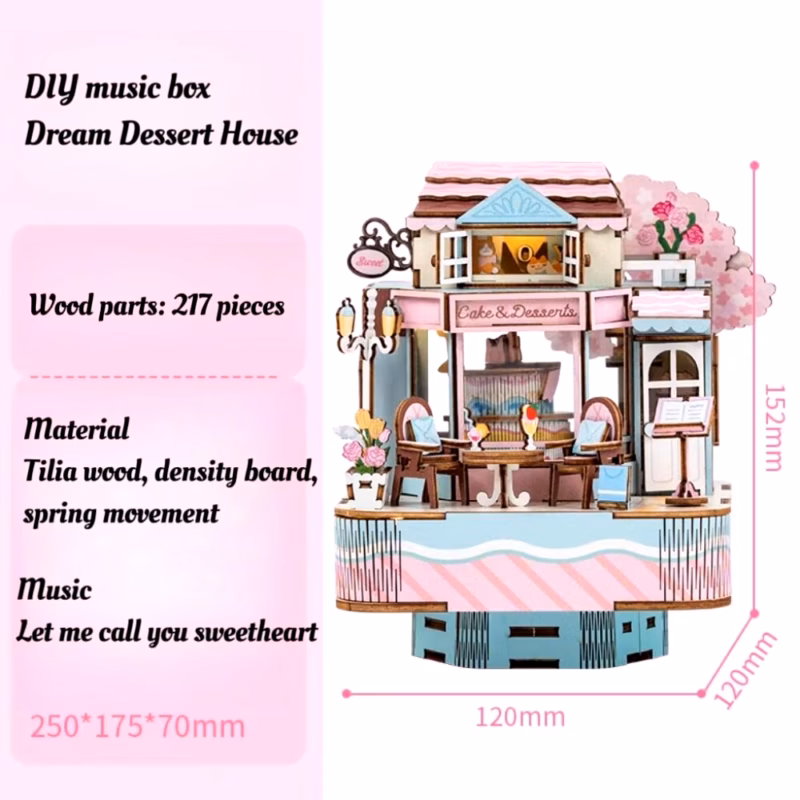Dream and Desserts DIY Music Box Kit