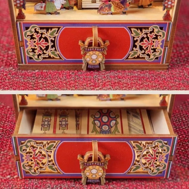 Merry Chinese Lantern Festival DIY Book Nook Kit
