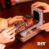 Vintage Steam Train DIY Book Nook Kit