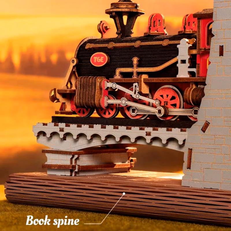 Vintage Steam Train DIY Book Nook Kit