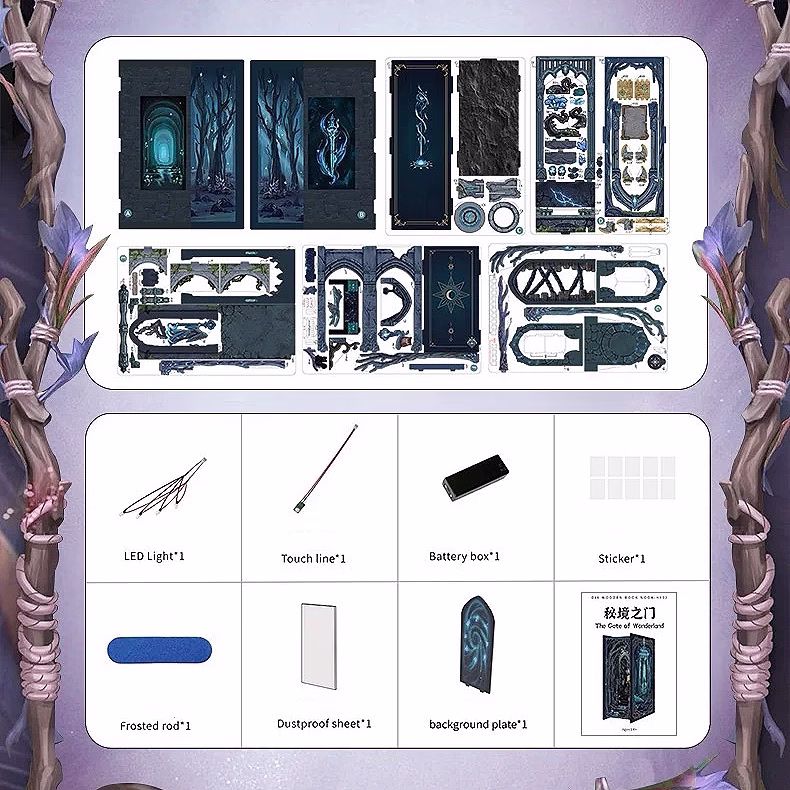 Fantastic Secret Forest Unicorn DIY Book Nook Kit