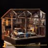 1:64 DIY Wild West Frontier Town Old Barn Scale Diorama Scene Kits American Garage