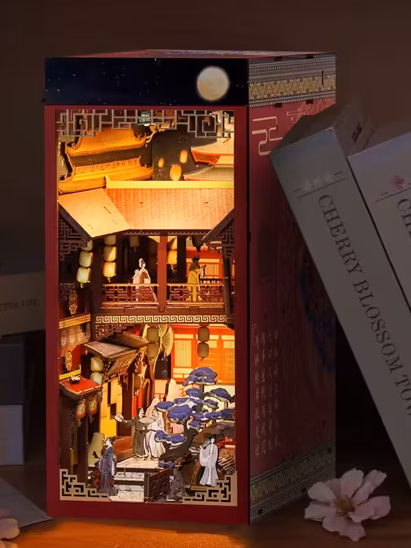 LiBai Dream Back to the Tang Dynasty DIY Book Nook Kit