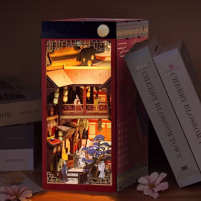 LiBai Dream Back to the Tang Dynasty DIY Book Nook Kit