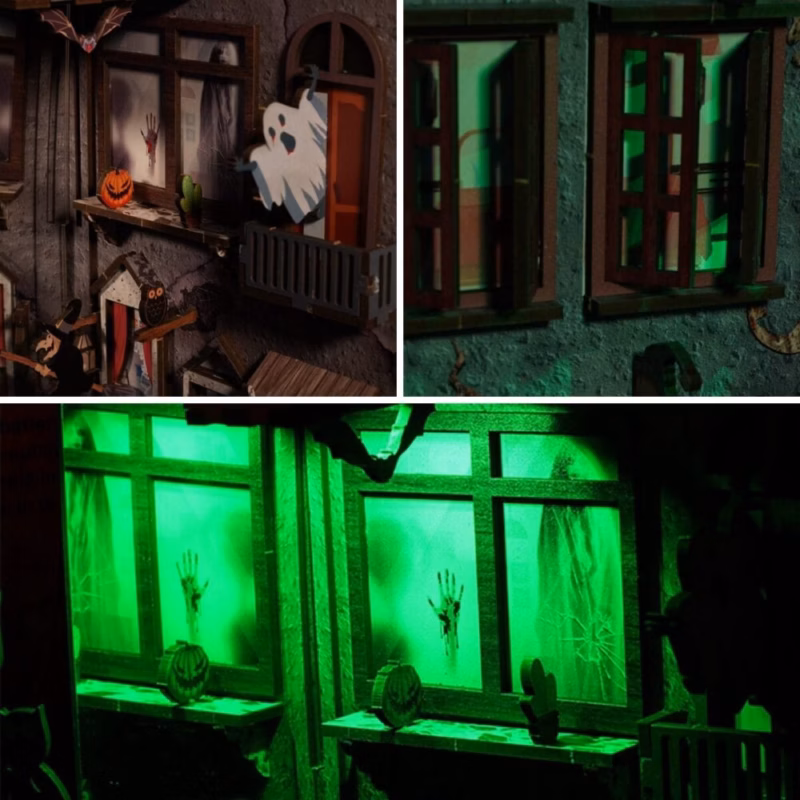 Spooky Alley Halloween DIY Book Nook Kit