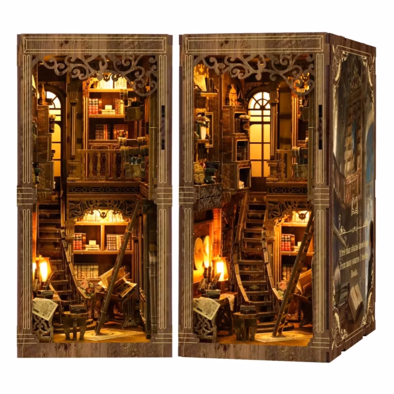 Ancient books collection room DIY Book Nook Kit
