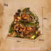 A Cabin in the Forest Multi-layered DIY Dollhouse Kit