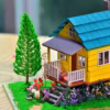 Barlow's Garden Painting DIY Doll House Kit