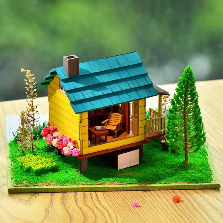 Barlow's Garden Painting DIY Doll House Kit