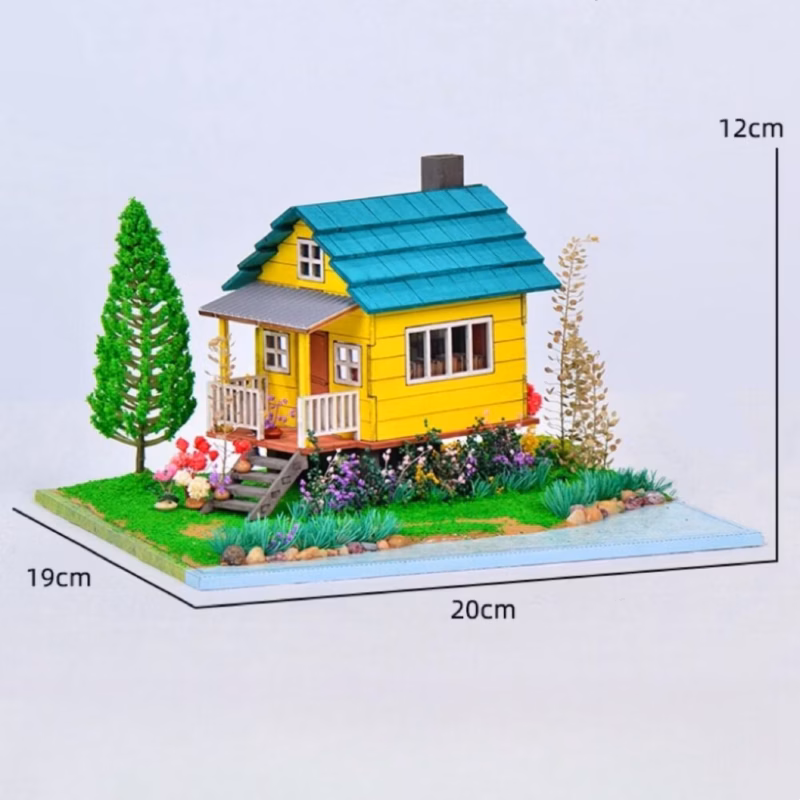 Barlow's Garden Painting DIY Doll House Kit