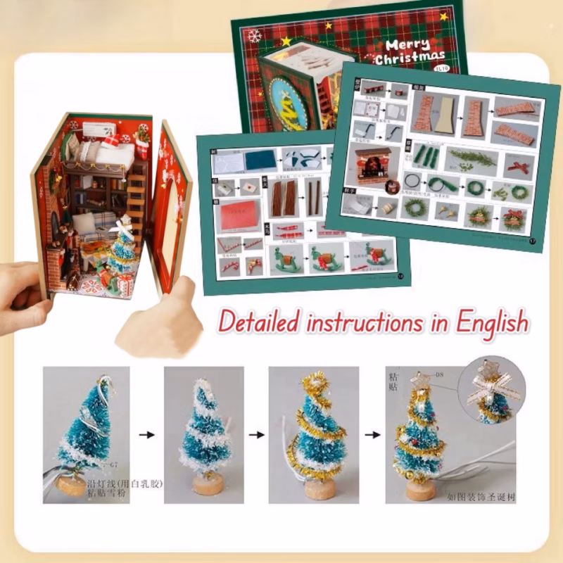 Christmas Eve DIY Book Nook Kit