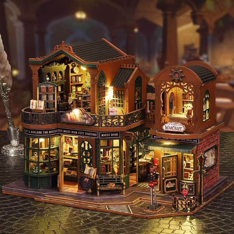 Twilight Bookstore DIY Dollhouse Kit