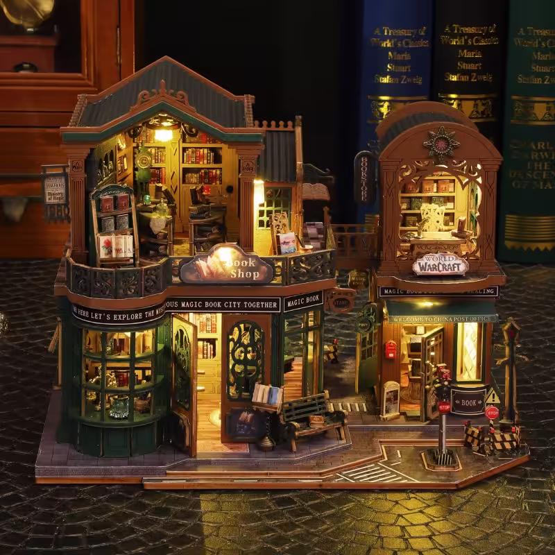 Twilight Bookstore DIY Dollhouse Kit