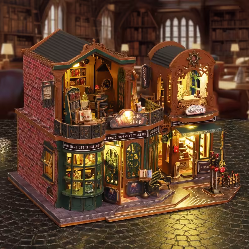 Twilight Bookstore DIY Dollhouse Kit