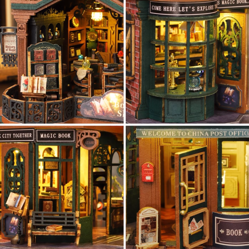 Twilight Bookstore DIY Dollhouse Kit