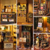 Twilight Bookstore DIY Dollhouse Kit