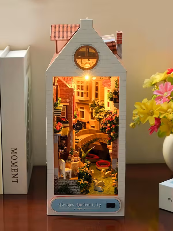 The Ancient City of Bruges DIY Book Nook Kit