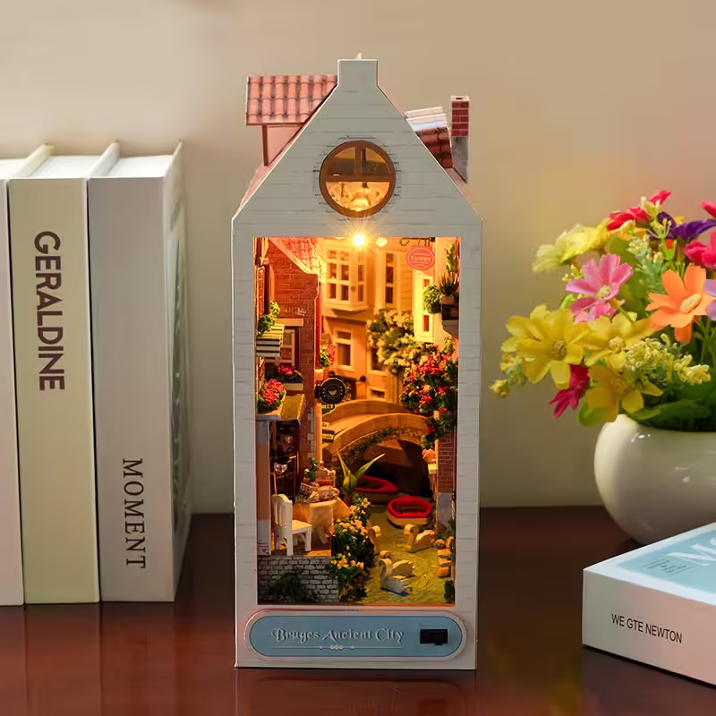 The Ancient City of Bruges DIY Book Nook Kit